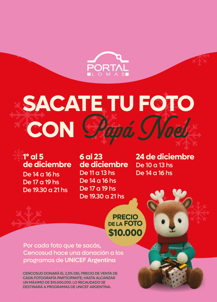 Foto con Papá Noel